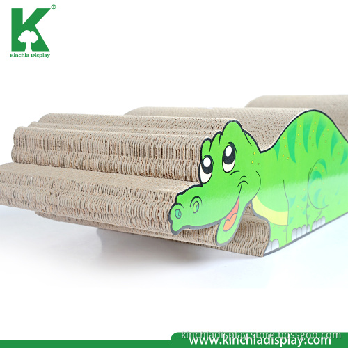 Crocodile Shape Designs Corrugated Cat Scratcher Board